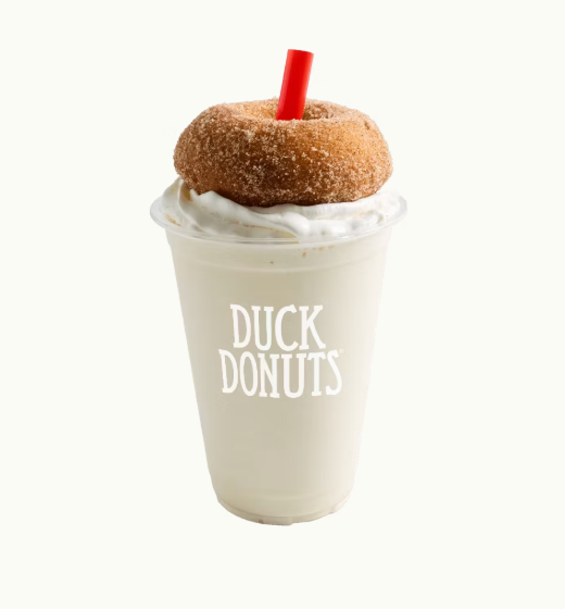 A donut-topped milkshake